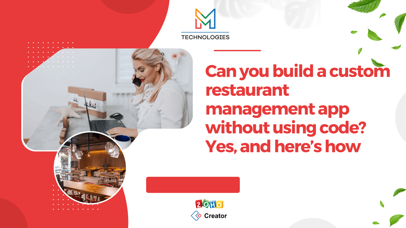 Revolutionize Restaurant Management with Low-Code Solutions